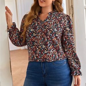 Floral Long Sleeve Blouse